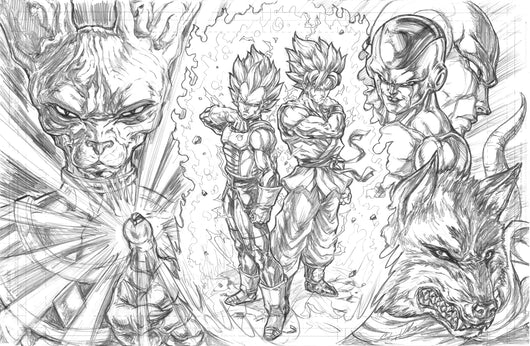 DBS (Dragon Ball Super) - Original Pencils