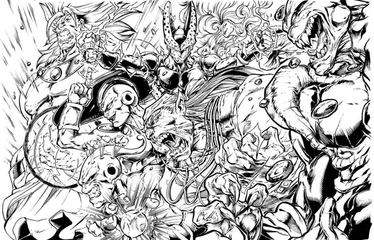 DBZ Villains - Original Inks