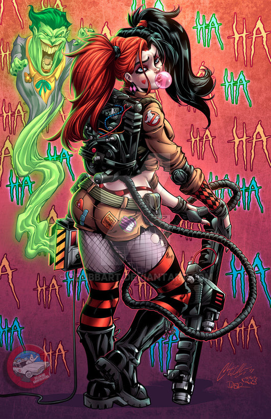 Ghostbusters: Harley Quinn Mashup Print- 11x17