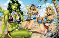 Avengers Swimsuit Special Homage Print