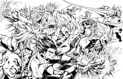 DBZ Warriors- Original Inks