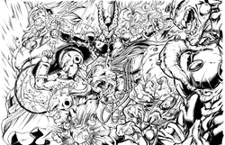 DBZ Villains - Original Inks